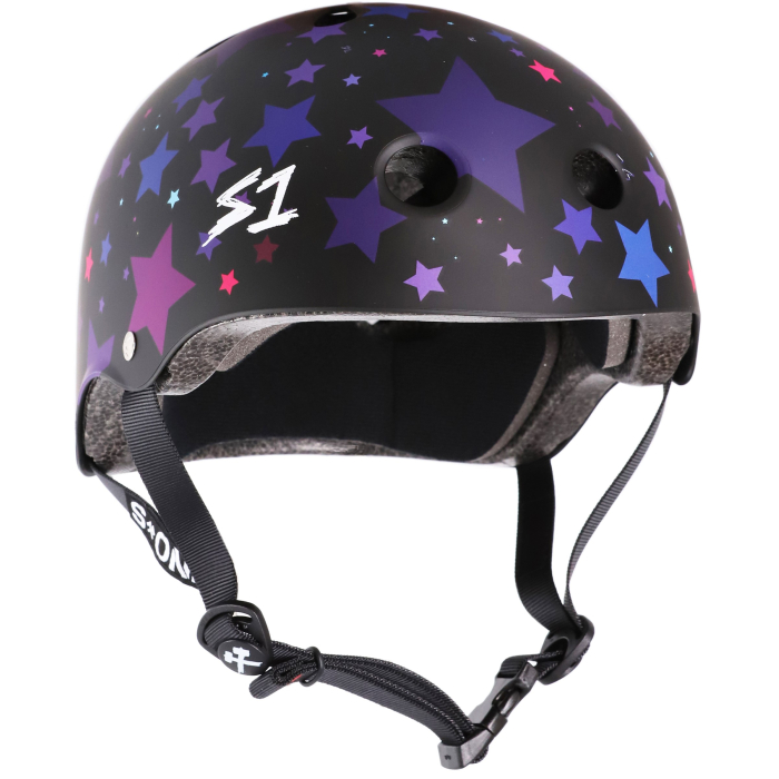 S1 Lifer Helmet Matt Black Stars 