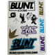 Planche sticker Blunt 11 stickers  