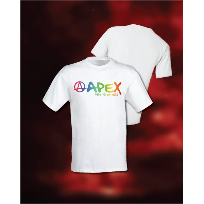 Apex Rainbow White T-Shirt 