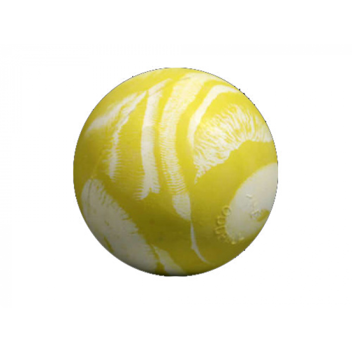 Balle rebond marbrée 63 mm Balle rebond marbrées oddball jaune