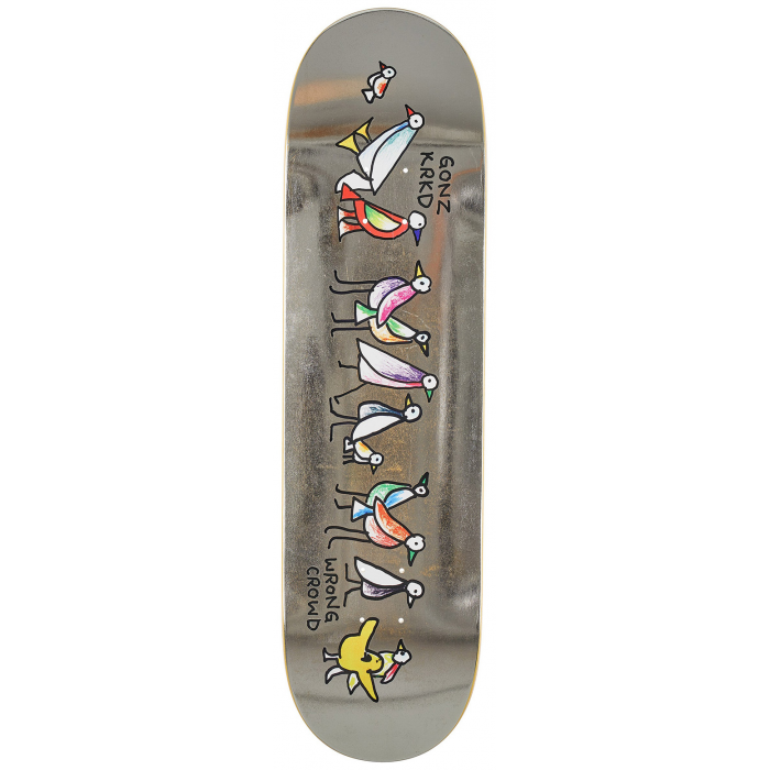 DECK GONZALES WRONG CROWD SILVER 8.38 X 32.25 