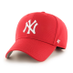 CAP MLB NEW YORK YANKEES RAISED BASIC MVP RED 