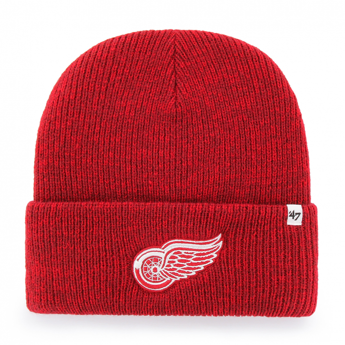 BEANIE NHL DETROIT RED WINGS BRAIN FREEZE CUFF KNIT RED  