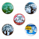 BUTTONS (PACK DE 5) USUAL SUSPECTS 