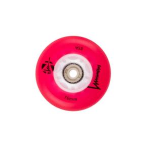 Luminous Wheels rouge 76 mm/85A