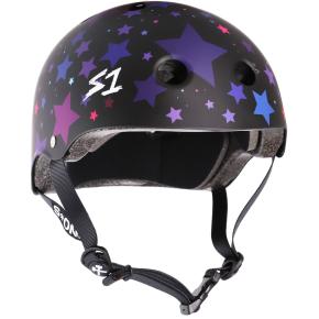 S1 Lifer Helmet Matt Black Stars