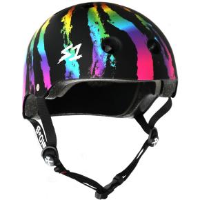 S1 Lifer Helmet Black Matte Rainbow