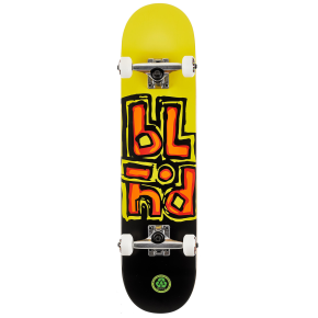 COMPLETE 7.5 X 31.1 OG STACKED SOFT WHEELS BLK YELLOW