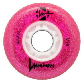 Luminous Wheels Glitter Pink 76mm/85A