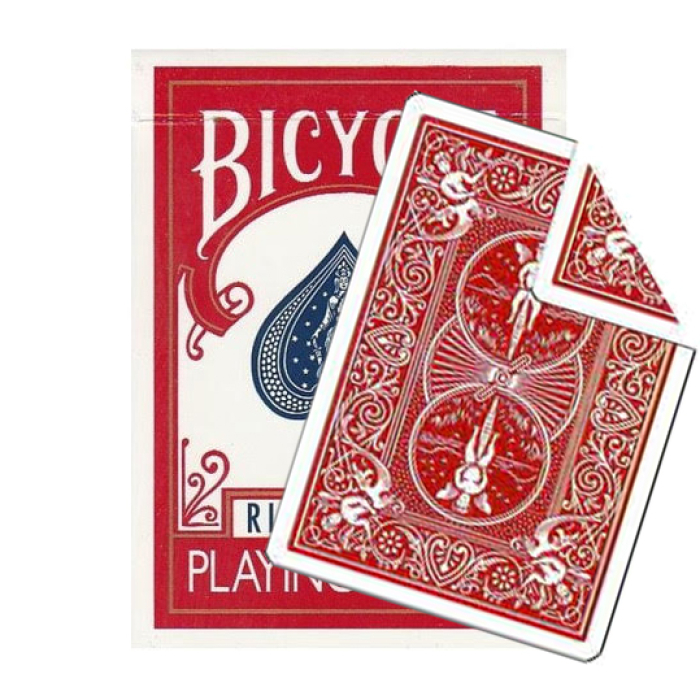 Jeu de cartes pour faire de la magie - double dos rouge