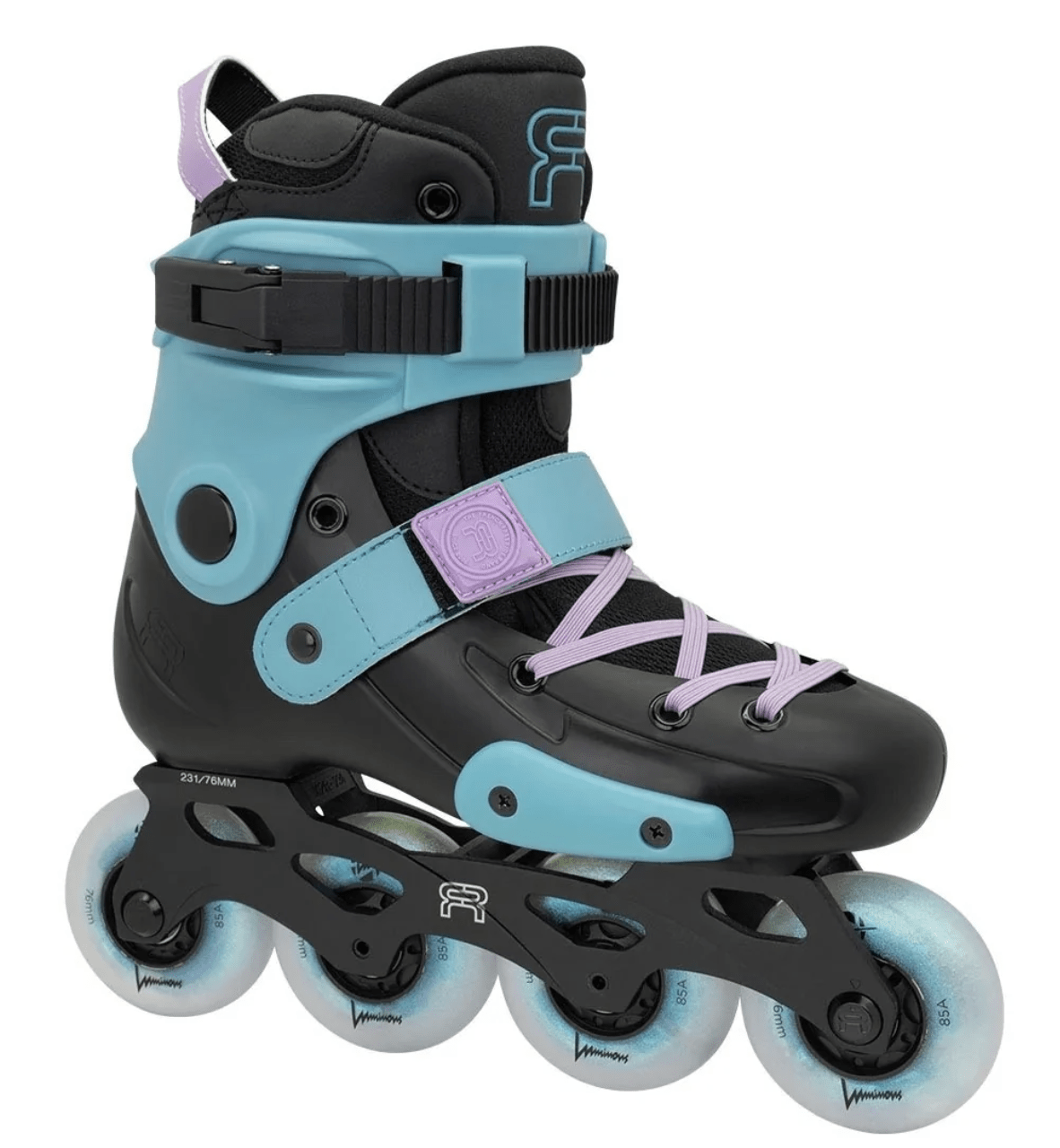 rolelr noir enfant avec 4 roues Fr J Black Pearl