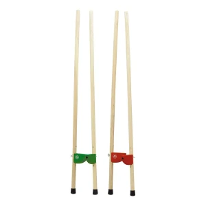 Echasses à main en bois