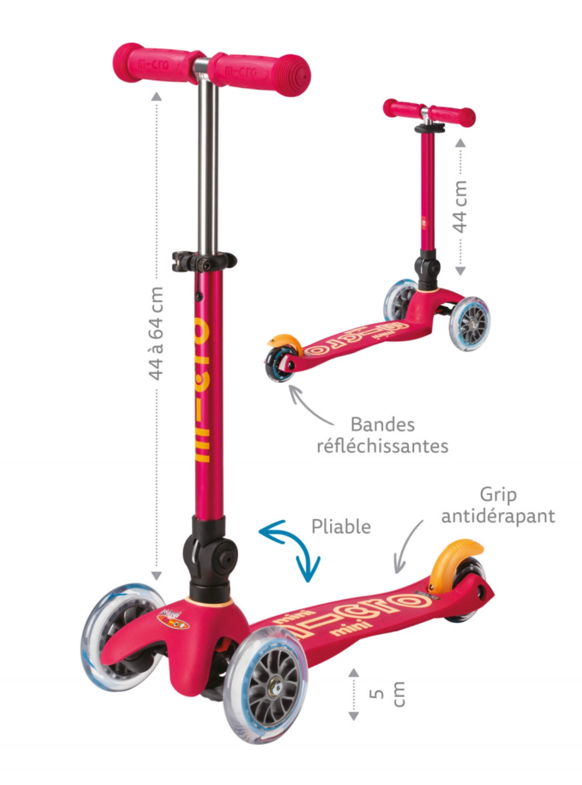 MINI MICRO DELUXE PLIABLE ROSE 3