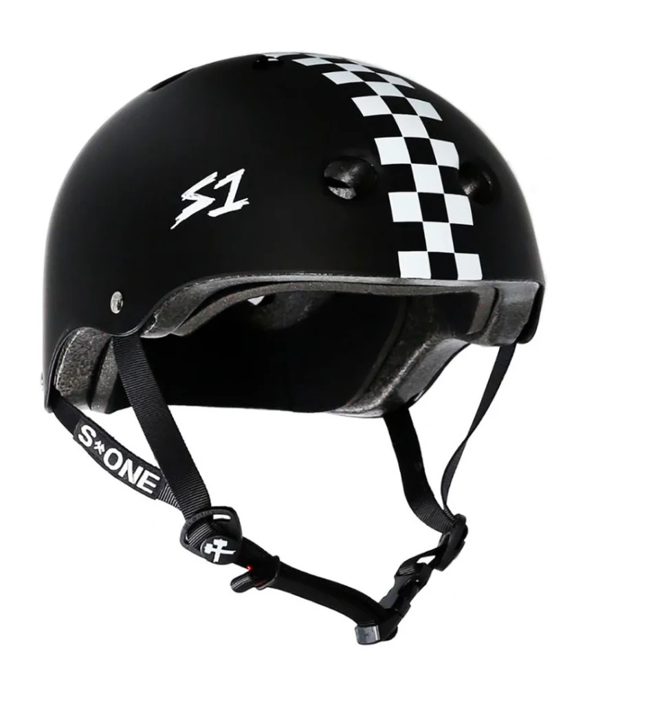 S1 LIFER Matt Black With Checkers