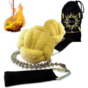 Panther Paw Fire poi (10mm - ø 57mm) Flames N Games Bolas