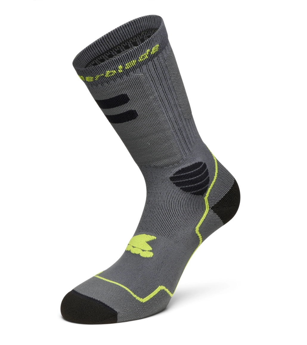 Chaussette High Performance W Socks Gris et Vert