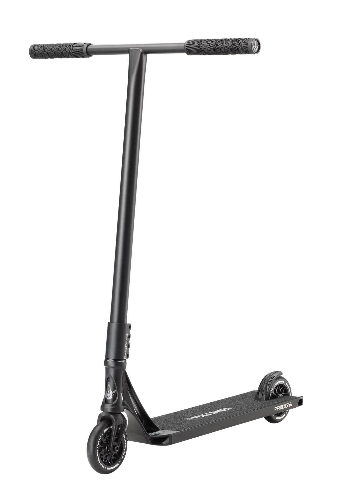 Trottinette freestyle complète Prodigy X ONE Street Black – deck Black métallisé, guidon T chromoly, roues SECTOR 115 mm.