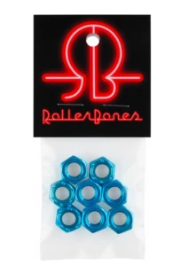 ROLLERBONES AXLE NUTS BLEU