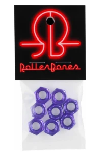 ROLLERBONES AXLE NUTS VIOLET