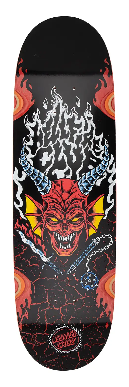 SANTA CRUZ DECK ST HELLFIRE CLUB FLAMES 9.00 X 32.00_25