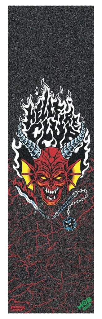 SANTA CRUZ PLAQUE MOB STRANGER THINGS HELLFIRE CLUB 9 X 33