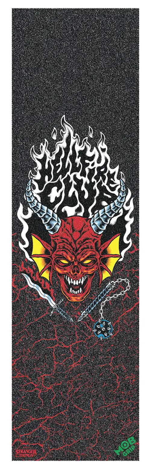 SANTA CRUZ PLAQUE MOB STRANGER THINGS HELLFIRE CLUB 9 X 33 SANTA CRUZ PLAQUE MOB STRANGER THINGS HELLFIRE CLUB 9 X 33