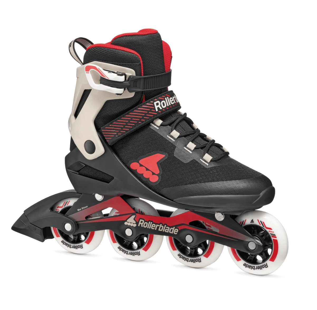 ROLLERBLADE MACROBLADE 84 NOIR ROUGE 3 ROLLERBLADE MACROBLADE 84 NOIR ROUGE 3