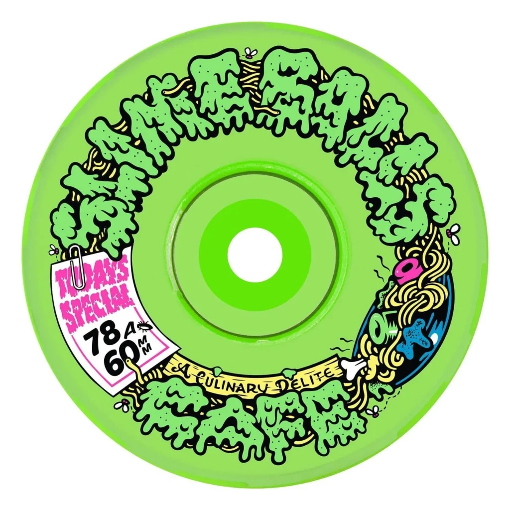 Slime-Balls-Sb-Cafe-Light-Ups-Grn-60mm-Roues-de-skateboard-78a