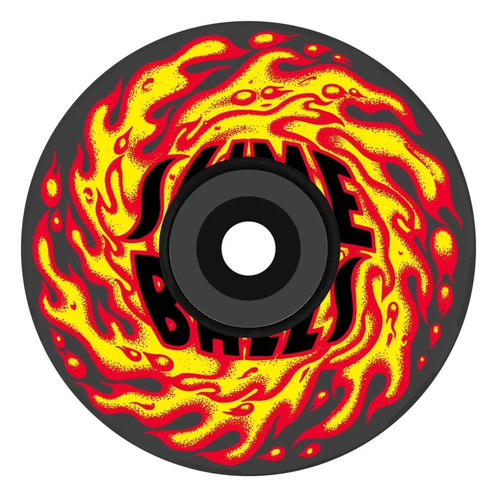 Slime-Balls-Sb-Flame-Light-Blk-66mm-Roues-de-skateboard-78a