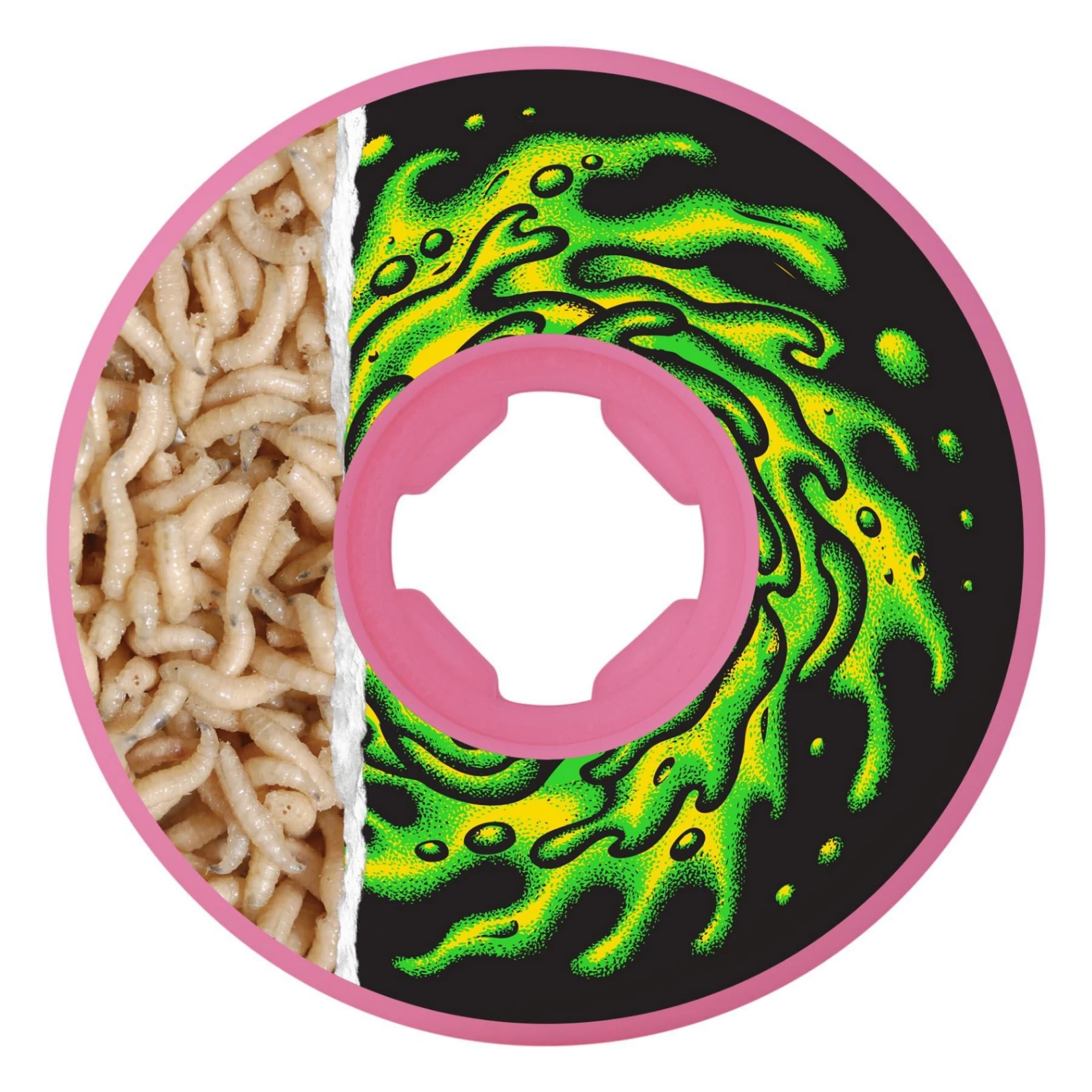 Slime-Balls-Tear-Away-Vomit-Pink-54mm-Roues-de-skateboard-97a
