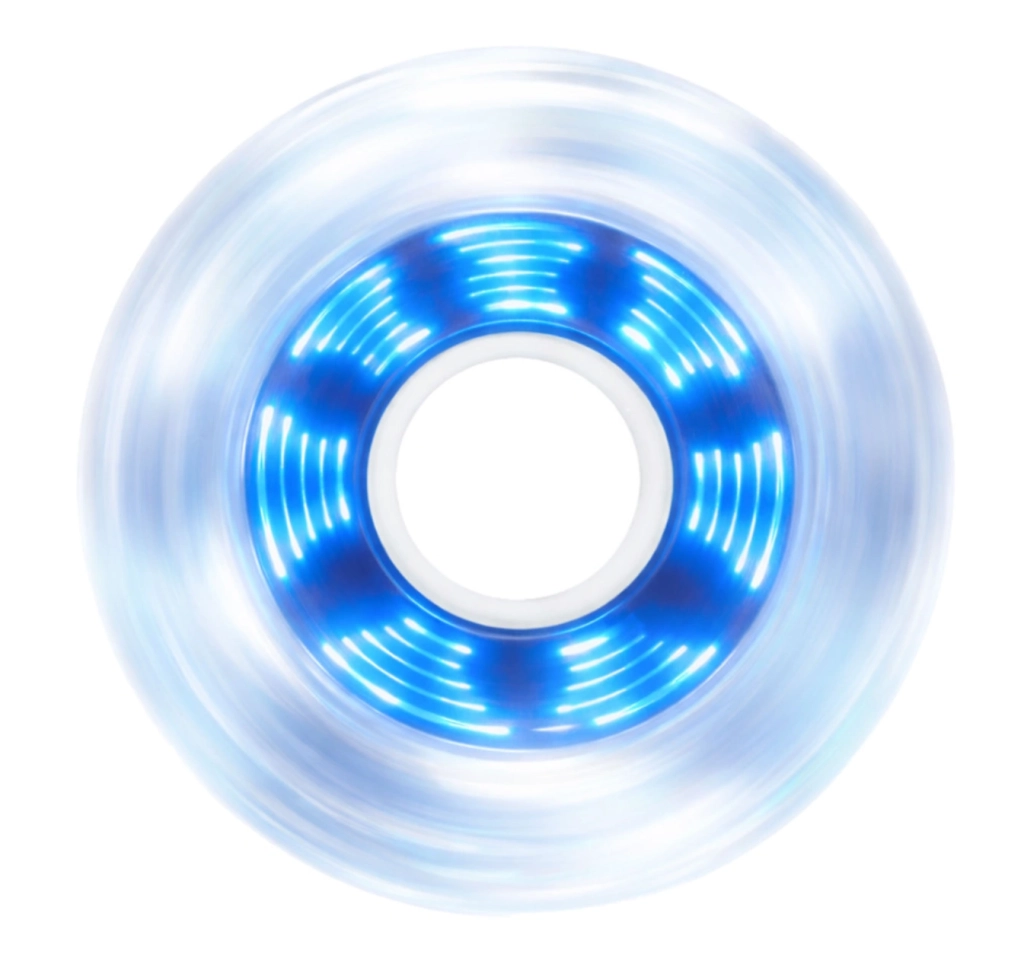 Luminous Wheels 80mm:85A PIXEL TORNADO BLUE X4