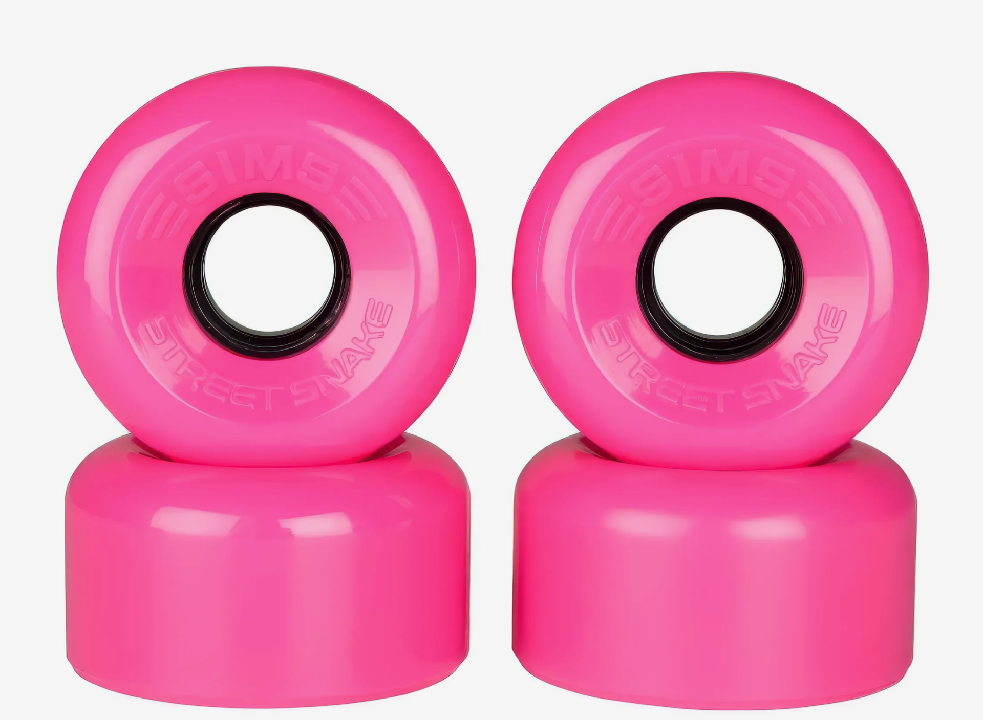 SIMS Quad Wheels Street Snakes 78A 62mm rose SIMS Quad Wheels Street Snakes 78A 62mm rose