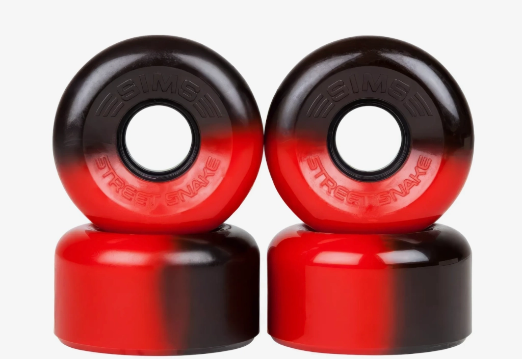 SIMS Quad Wheels Street Snakes 78A 62mm rouge noir