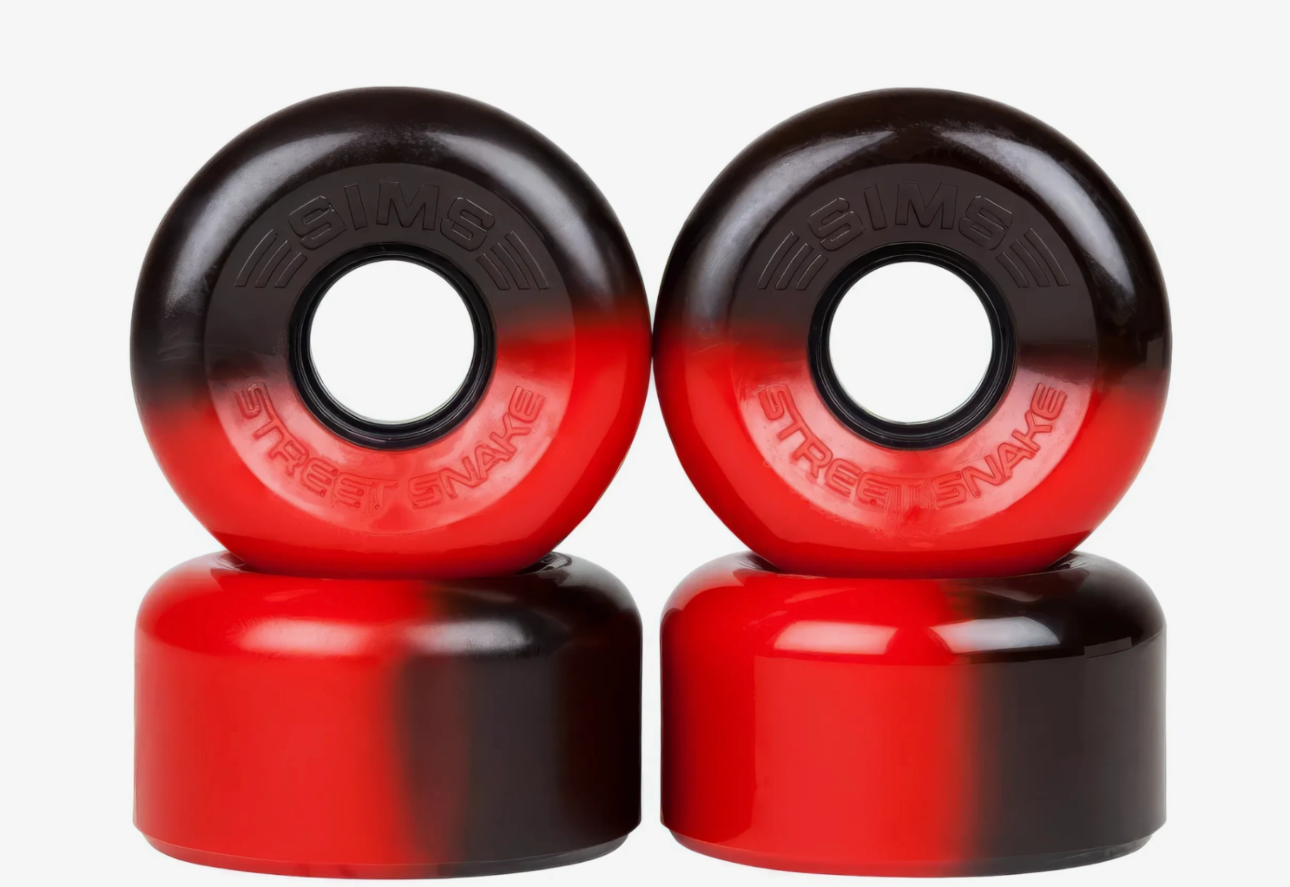 SIMS Quad Wheels Street Snakes 78A 62mm rouge noir SIMS Quad Wheels Street Snakes 78A 62mm rouge noir