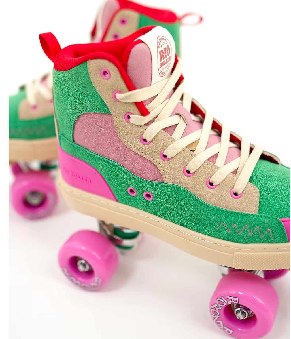 RIO SKATES BEATS Pink:Green RIO SKATES BEATS Pink:Green