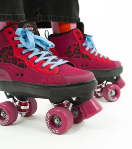 RIO SKATES BEATS Red:Leopard