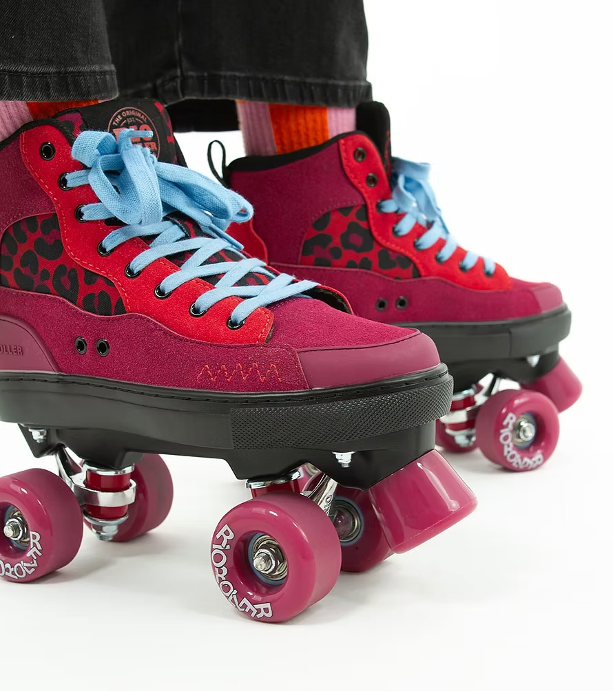 RIO SKATES BEATS Red:Leopard